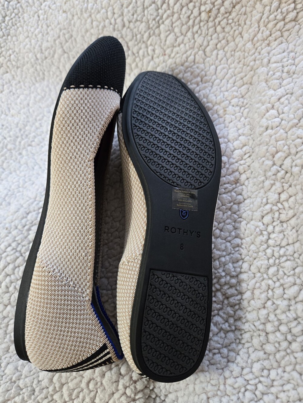 Rothy's The Square Tuxedo Flat - Picture 8 of 10